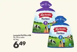 Longo's Lactantia PūrFiltre Milk offer