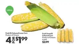 Longo's Fresh Sweet Bi Coloured Corn offer