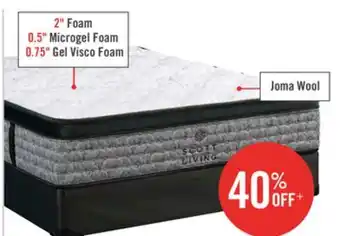 The Brick Scott Living Braemar Eurotop Firm Queen Mattress offer