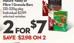 Longo's Nature Valley or Fibre 1 Granola Bars offer