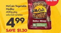 Longo's McCain Vegetable Medley offer