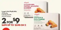 Longo's Longo's Mini Phyllo Rolls offer
