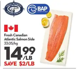 Longo's Fresh Canadian Atlantic Salmon Side offer