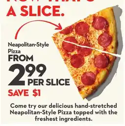 Longo's Neapolitan-Style Pizza offer