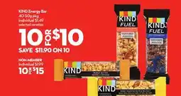 Longo's KIND Energy Bar offer