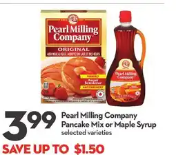 Longo's Pearl Milling Company Pancake Mix or Maple Syrup offer