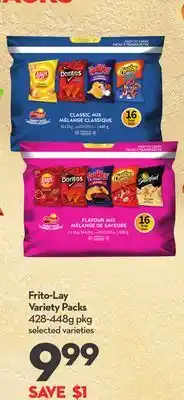 Longo's Frito-Lay Variety Packs offer