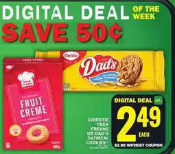 Food Basics CHRISTIE PEEK FREANS OR DAD'S OATMEAL COOKIES offer