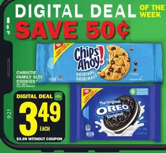 Food Basics CHRISTIE FAMILY SIZE COOKIES offer