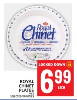 Food Basics ROYAL CHINET PLATES offer