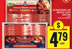 Food Basics SCHNEIDERS OR MAPLE LEAF BACON offer