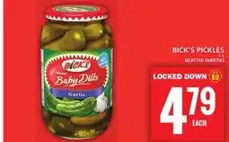 Food Basics BICK'S PICKLES offer