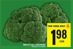 Food Basics BROCCOLI CROWNS offer
