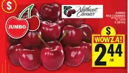 Food Basics JUMBO RED CHERRIES offer