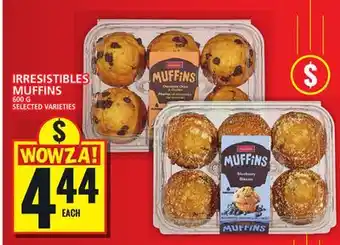 Food Basics IRRESISTIBLES MUFFINS offer