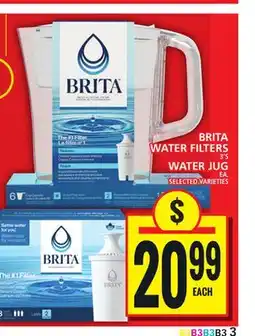 Food Basics BRITA WATER FILTERS offer