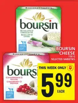Food Basics BOURSIN CHEESE offer