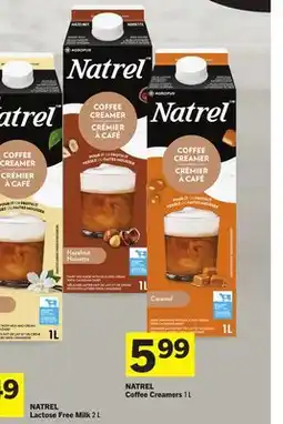 Foodland NATREL Coffee Creamers 1 L offer