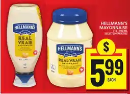 Food Basics HELLMANN'S MAYONNAISE offer
