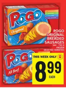 Food Basics POGO ORIGINAL BREADED SAUSAGES offer