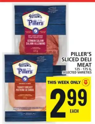 Food Basics PILLER'S SLICED DELI MEAT offer