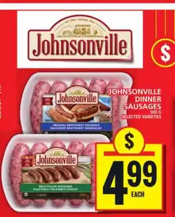 Food Basics JOHNSONVILLE DINNER SAUSAGES offer