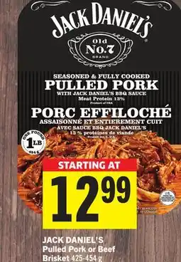 Foodland JACK DANIEL'S Pulled Pork or Beef Brisket offer