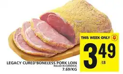 Food Basics LEGACY CURED BONELESS PORK LOIN offer