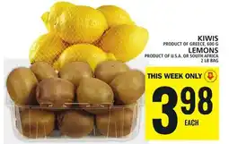 Food Basics KIWIS or LEMONS offer