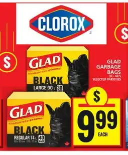 Food Basics GLAD GARBAGE BAGS offer
