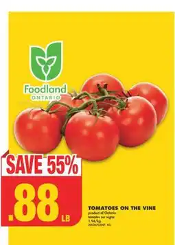 No Frills TOMATOES ON THE VINE offer