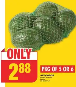 No Frills AVOCADOS, PKG OF 5 OR 6 offer