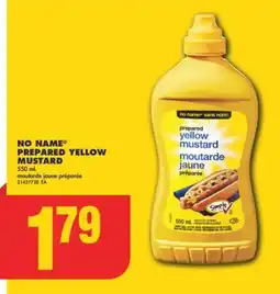 No Frills NO NAME PREPARED YELLOW MUSTARD, 550 mL offer