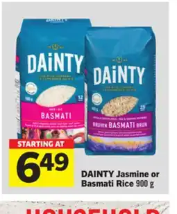 Foodland DAINTY Jasmine or Basmati Rice 900 g offer