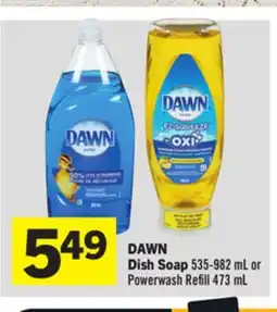 Foodland DAWN Dish Soap 535-982 mL or Powerwash Refill 473 mL offer
