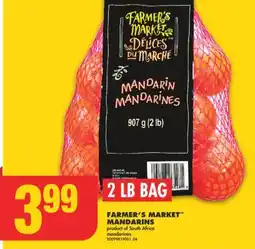 No Frills FARMER'S MARKET MANDARINS, 2 LB BAG offer