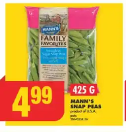 No Frills MANN'S SNAP PEAS, 425 G offer