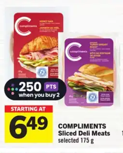 Foodland COMPLIMENTS Sliced Deli Meats selected 175 g offer