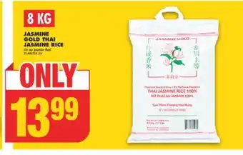 No Frills JASMINE GOLD THAI JASMINE RICE, 8 KG offer