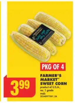 No Frills FARMER'S MARKET SWEET CORN offer