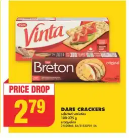No Frills DARE CRACKERS, 100-225 g offer