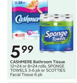 Sobeys CASHMERE Bathroom Tissue offer