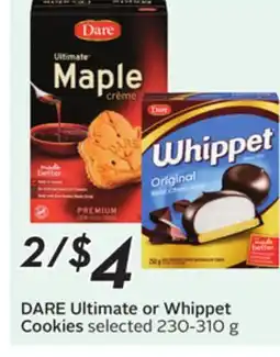 Sobeys DARE Ultimate or Whippet Cookies offer