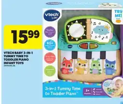 Real Canadian Superstore VTECH BABY 3-IN-1 TUMMY TIME TO TODDLER PIANO INFANT TOYS offer