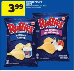 Real Canadian Superstore RUFFLES POTATO CHIPS, 180-200 G offer