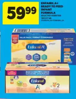 Real Canadian Superstore ENFAMIL A+ READY TO FEED INFANT FORMULA, 18X237 ML offer