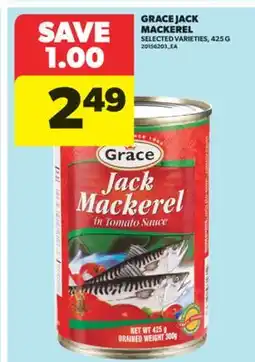Real Canadian Superstore GRACE JACK MACKEREL, 425 G offer