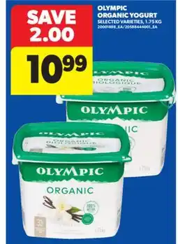 Real Canadian Superstore OLYMPIC ORGANIC YOGURT, 1.75 KG offer