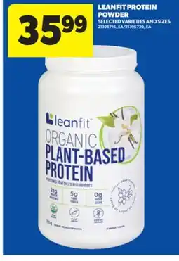 Real Canadian Superstore LEANFIT PROTEIN POWDER offer