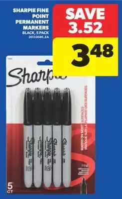 Real Canadian Superstore SHARPIE FINE POINT PERMANENT MARKERS, 5 PACK offer